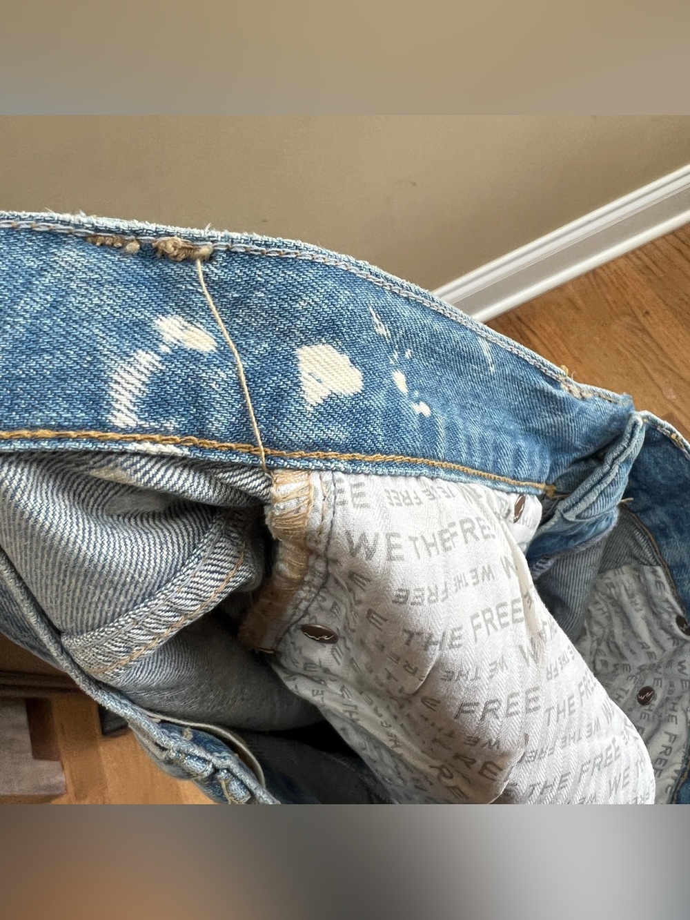 NEW Free People We The Free Montana Light Blue Denim Jeans - Size 29 - Picture 7 of 13